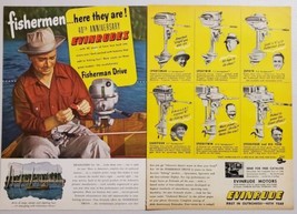 1949 Print Ad Evinrude Outboard Motors 6 Models Shown Milwaukee,Wisconsin - £16.71 GBP