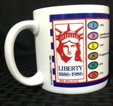 Trivial Pursuit Mug Statue of Liberty Ellis Island Cup Coffee Tea 1985 12 ounces - £11.36 GBP