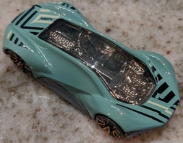 2017 Hot Wheels Exotique [Teal Green] Speed Blur Car - $5.90