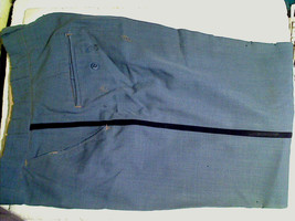 Vintage Probably Chicago Light Blue Uniform Trousers Academy, Guard, Postman? - £6.39 GBP