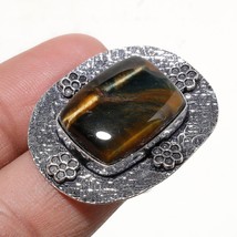 Iron Tiger&#39;s Eye Gemstone Handmade Fashion Ethnic Ring Jewelry 6.25&quot; SA 265 - £3.93 GBP