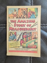 Vintage 1975 Lufkin Rule Co Advertising The Amazing Story of Measurement Comic - £9.70 GBP