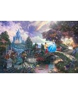 Thomas Kinkade CInderella Wishes Upon a Dream - £1,429.66 GBP