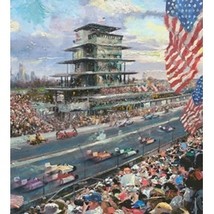 Thomas Kinkade Indianapolis Motor Speedway, 100th Anniversar - £1,612.58 GBP