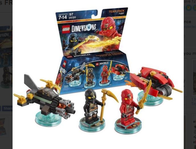 NEW Ninjago Team Pack LEGO Dimensions LEGO Toy Figures FREE SHIPPING - £83.91 GBP