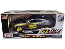 2017 Chevrolet Camaro ZL1 #90 Matt Gray with Yellow Stripes &quot;GT Racing&quot; ... - £32.29 GBP