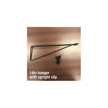 41269 14 x 9 x 4 in. Retail First Wood Grain Metal Hanger Arm Black - $71.82