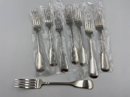 Set of 8 Dalia Stainless Steel BARCELONA Dinner Forks made in Spain (nev... - £104.16 GBP