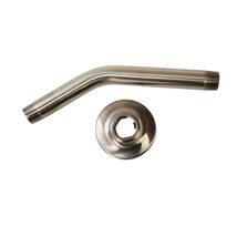 Moen S122BN Premium 8-Inch Standard Shower Arm with Flange - Brushed Nickel - $34.90