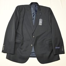 NEW Stafford 48L Navy Blue Stretch Wool Mens Suit Jacket Sport Coat - $69.99