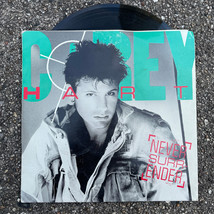 Corey Hart Never Surrender 1985 EMI America 7&quot; VG+ W/ Poster Picture Sleeve - £7.71 GBP