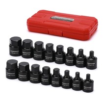 3/8-Inch Drive Low Profile Impact Hex Driver Set, 16-Piece, Sae/Metric, ... - £36.17 GBP