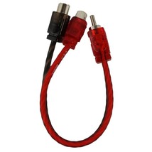 DS18 Audio RCA Y Adapter 1 Male 2 Female Jacks Extension Splitter - $19.99