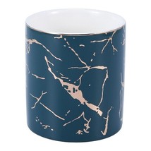 Marble Desk Organizer Cute, Durable Ceramic Pencil Cup - £9.58 GBP