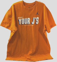 $15 Air Jordan Jumpman Vintage Better Get Your J&#39;s Basketball Orange T-Shirt 3XL - £15.75 GBP