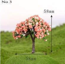 Peach Tree Cake Topper Or Train Railroad Scenery Set Of 3 2-1/2&quot; Tall - £3.19 GBP