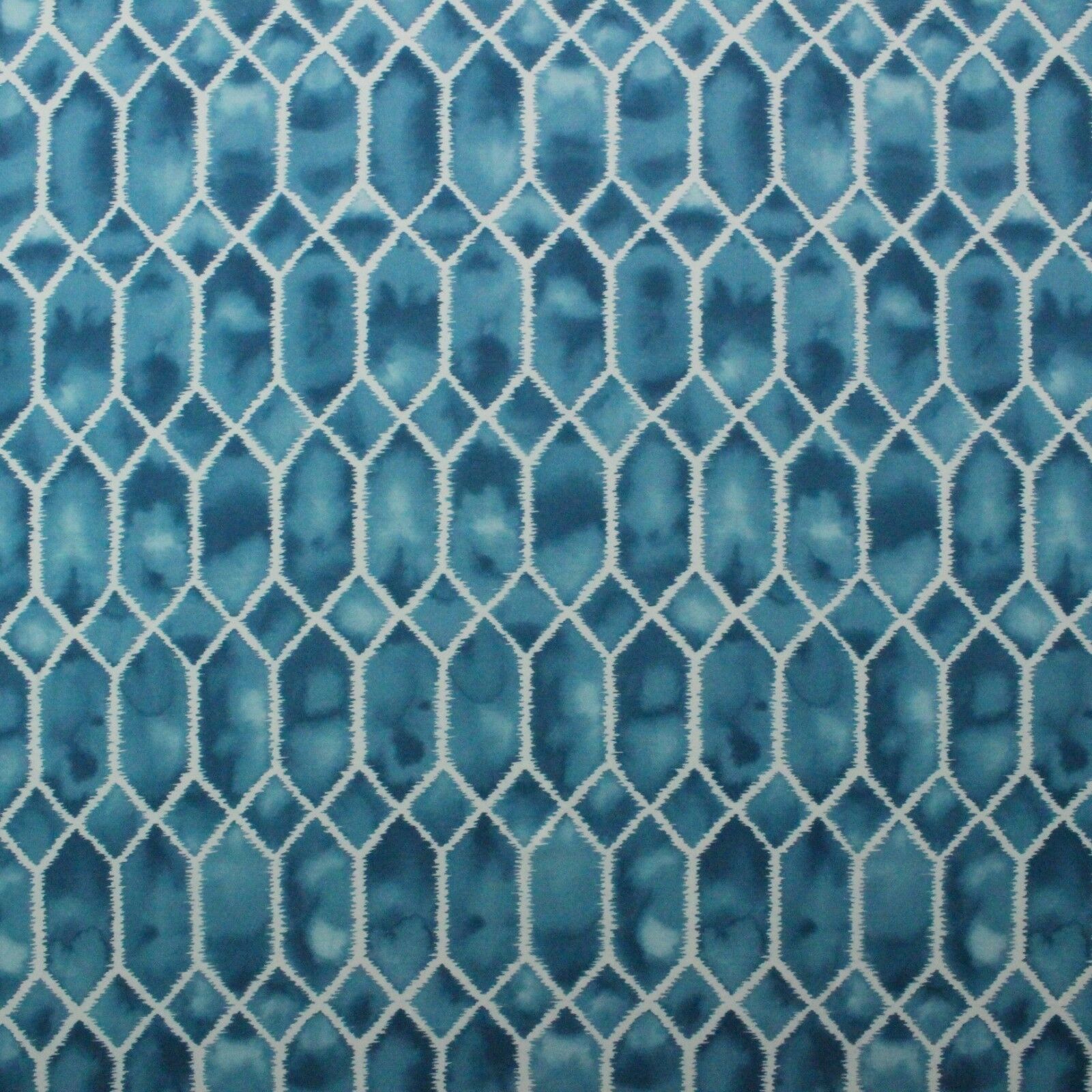Primary image for P KAUFMANN GEM AQUA BLUE WATERCOLOR EFFECT MULTIUSE COTTON FABRIC BY YARD 54"W