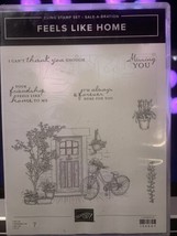 Feels Like Home Cling Stamp Set By Stampin’ Up! New &amp; Unused - $21.66