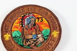 Vtg 1973 Mt Empire 1st For Four Fall Camporee Boy Scouts America BSA Camp Patch - £9.49 GBP