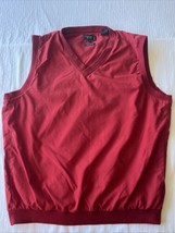 Cypress Club Vest Men&#39;s Size Large Water Wind Resistant Golf V-Neck Pull... - $23.16