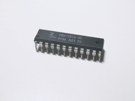 1X MB81C81A-45 Fujitsu CMOS Static RAM 256K 256Kx1 SRAM Memory IC DIP-24 - $7.55