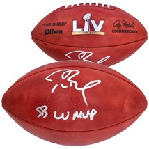 TOM BRADY Autographed &quot;SB LV MVP&quot; Authentic SB LV Official Football FANA... - $72,971.50 MXN