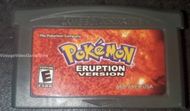 Pokemon Eruption GBA Game Cartridge Rare GameBoy Advance Custom ROM Video Game - £14.93 GBP