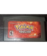 Pokemon Eruption GBA Game Cartridge Rare GameBoy Advance Custom ROM Vide... - £14.91 GBP