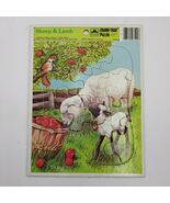 Sheep and Lamb Frame Tray Puzzle Vintage 1983 Golden Warner Bros 12 Piec... - $13.90 CAD