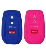 2 Pack Keyless Entry Rubber Key Fob Remote Covers Fit Toyota 2023 2024 M... - €13,80 EUR