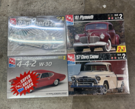 AMT ERTL MODEL KIT VALUE-PACK 61 RANCHERO/41 PLYMOUTH/57 CAMEO/69 OLDS 4... - $128.69