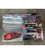 AMT ERTL MODEL KIT VALUE-PACK 61 RANCHERO/41 PLYMOUTH/57 CAMEO/69 OLDS 4... - $2,359.94 MXN