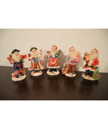 5 Santa Figurine ~ Santa Statues ~ Santa Claus Figurine ~ Saint Nick Statue - €17,25 EUR