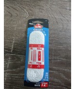 KIWI Sport Flat Laces White 72&quot;L, 2&quot;W - 1 pair - $7.80