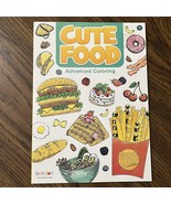 NOS Cute Food Advanced Adult Coloring Book Bendon Tear and Share Pages - $9.70