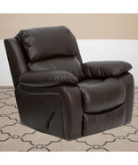 Brown Leather Rocker Recliner MEN-DA3439-91-BRN-GG - $807.16 CAD