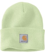 New Carhartt Knit Cuffed Beanie Stocking Winter Cap Hat Hint of Lime Lig... - $25.18 CAD