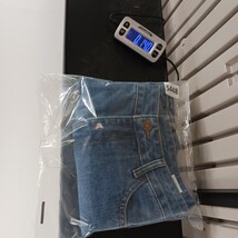 Hengsheng Women's Blue Cotton Blend Front Button & Slit Denim Skirt Size Medium image 9