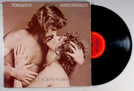 Barbra Streisand - A Star is Born (1976) Vinyl LP; Soundtrack Kris Kristofferson - $9.61