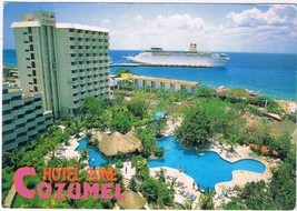 Postcard Hotel Zone Cozumel Hotel Sol Caribe Cruise Ship - £3.09 GBP