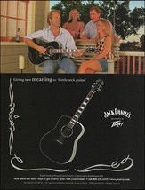 Peavey 2001 Jack Daniel&#39;s Black acoustic guitar advertisement 8 x 11 ad print - £3.38 GBP