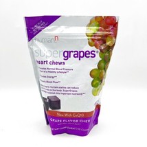 HumanN Supergrapes 60 Heart Chews, Grape Flavor Exp 10/24 - £33.49 GBP