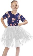 BellaSous Multi-Layered Princess Tutu Skirt, White, One Size, 423-WH-OS - $10.66