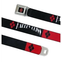 Harley Quinn Logo Seatbelt Belt Black - £24.19 GBP