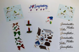 Creative Memories Scrapbooking Stickers Christmas, Angels Lot - £4.35 GBP