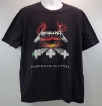MA) Metallica Master of Puppets Album Men Black Cotton T-Shirt XXL - $19.79