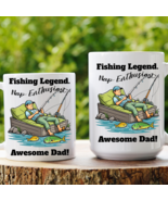 Fishing Legend Nap Enthusiast Mug Funny Dad Gift Awesome Fisherman Coffe... - $222.20 MXN+