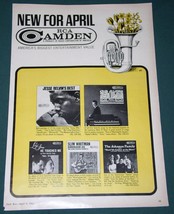Jesse Belvin Cash Box Magazine Avertisement Vintage 1966 Slim Whitman - £15.68 GBP