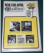 Jesse Belvin Cash Box Magazine Avertisement Vintage 1966 Slim Whitman - $19.99