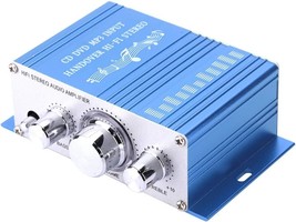 Stereo Audio Amplifier, Mini Digital Hi-Fi Bass Audio Subwoofer Amplifier, - £32.10 GBP